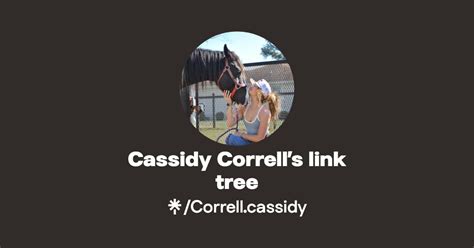 Cassidy Correll’s link tree 